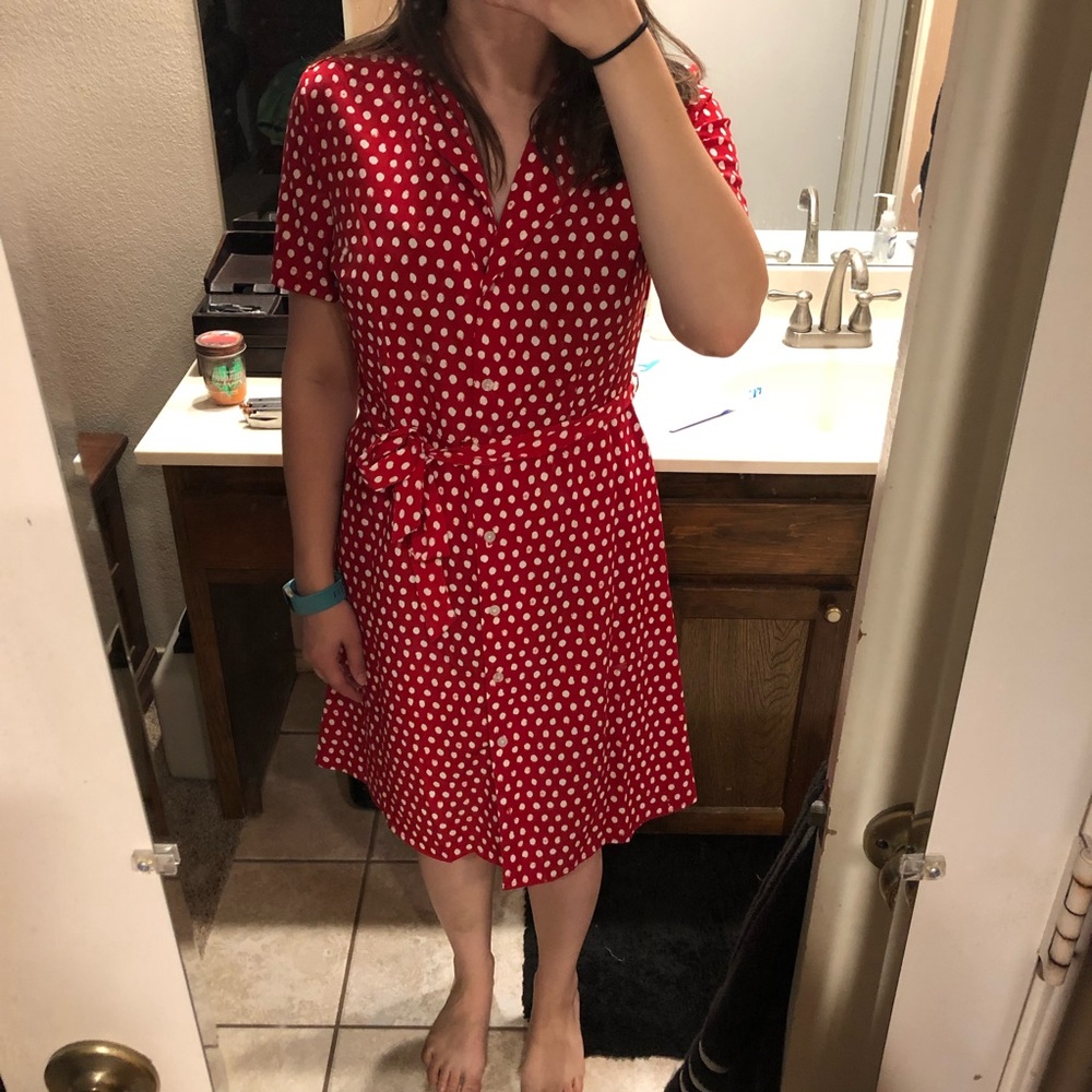 Polka Dot shirt dress